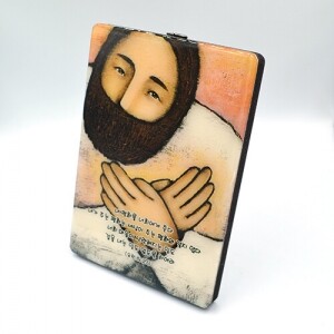 [809160]액자/CT에폭/평화의손